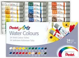 Pentel Tinta Aquarela Wfrs Arts à Base de Água 24 Cores WFRS-24