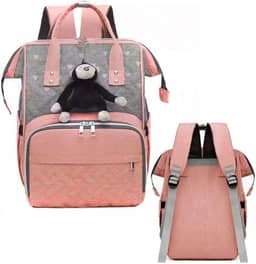 Bolsa Mochila Maternidade Impermeável Multifuncional- Estilo e Praticidade para Mamães Modernas, Com Grande Capacidade para Todo o Essencial do Bebê