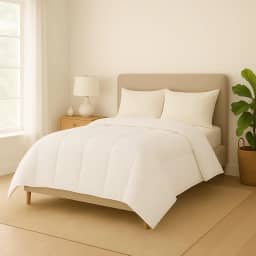 Edredom Dupla Face Matelado Grande Hipoalergênico Toque Macio (Branco, King-Size)