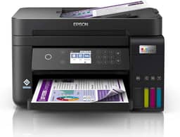 EPSON Multifuncional EcoTank L6270 - Tanque de Tinta Colorida, Wi-Fi Direct, Ethernet, Frente e Verso Automático, ADF, Bivolt, Preto