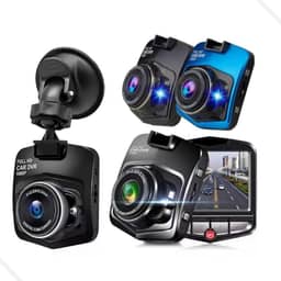 Câmera Filmadora Frontal Dash Cam Onboard de Segurança Automotiva Veicular DVR Full HD 1080P (Preto)