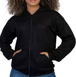 Blusa De Moleton Feminina Capuz Zíper Agasalho Ziper Frio