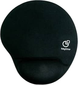 Mouse Pad Keytime Glide Tecido com Apoio de Pulso em Gel 255 x 220 mm Preto KYT00017