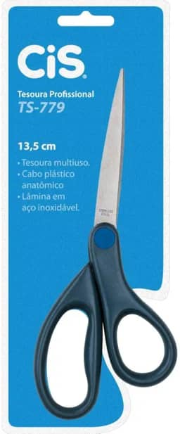 Tesoura Profissional 13.5cm, CiS, TS-779, 240.7700, Cores Sortidos, 1 unidade