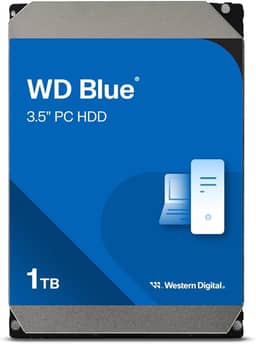 HD Interno 1Tb Desktop, Western Digital, HD Interno, Prata