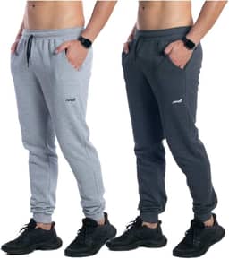 Kit 2 Calça Moletom Masculino Jogger Flanelada Com Bolso