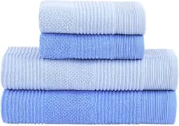 Jogo de Toalhas Buddemeyer Maya Extra Soft Banho Azul/Azul 4 peças