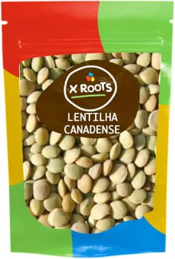 Lentilha Canadense Verde Premium 1kg - X Roots