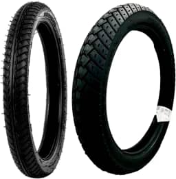 2 Pneus Dianteiro e Traseiro Maggion Cg Titan 125 150 Fan 160 Ybr - C/Câmara