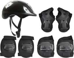 DM Toys Kit de Proteção Radical Plus Infantil Preto M 55-59cm, Radical, DMR5486