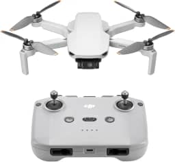 DJI Mini drone 4K, com câmera UHD 4K para adultos, menos de 249 g, estabilização de suspensão cardan de 3 eixos, transmissão de vídeo de 10 km, retorno automático, resistência ao vento, 1 bateria para
