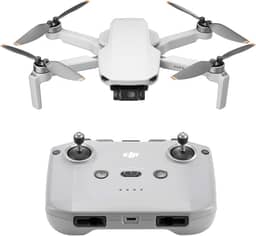 DJI Mini drone 4K, com câmera UHD 4K para adultos, menos de 249 g, estabilização de suspensão cardan de 3 eixos, transmissão de vídeo de 10 km, retorno automático, resistência ao vento, 1 bateria para