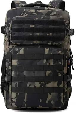 Mochila Impermeável 30L Reforçada com Patch Emborrachado – Mochila Grande de Viagem, Camping, Academia e Uso Diário Masculino