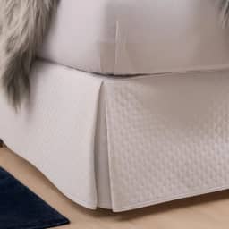 Saia para Cama Box Queen Matelada em Poliéster Lindas Vários Tamanhos (Branco, Queen)