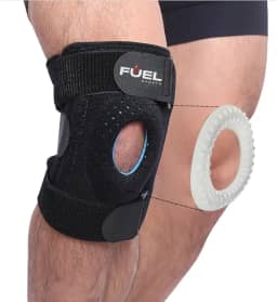 Joelheira Ortopédica Compressão Dor Menisco Ligamento Ajustável (Lado Direito)