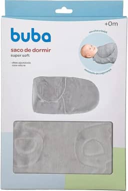 SACO DE DORMIR BABY SUPER SOFT CINZA