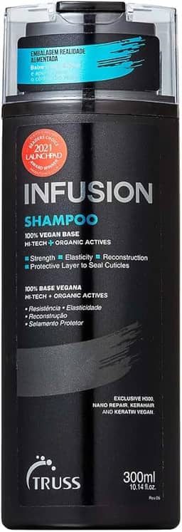 Truss Shampoo Infusion | Reparação e Brilho para Cabelos Ressecados | 300ml