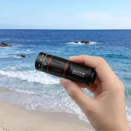 Telescópio monocular para celular 28 x para fotografia de concertos de alta definição