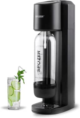 Máquina De Água Com Gás, Refrigerante Garrafa 1L, Compatível Todos Os Cilindros Co2 60L Rosca (Não Incluídos)