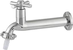 Torneira Para Cozinha Tanque Longa Parede 1/4 De Volta C/Bico 3/4