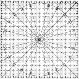 Régua 30x30cm Acrílico Para Artesanato Patchwork Scrapbook