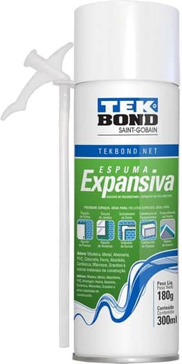 Espuma Expansiva de PU Tekbond uso geral 230g/300ml