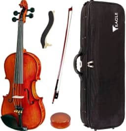 Violino Eagle Vk544 4/4 Envelhecido Com Case, Breu E Arco