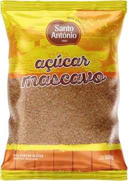 SANTO ANTONIO ALIMENTOS ACUCAR MASCAVO PCT 500G