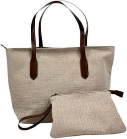 Bolsa de Praia Feminina Grande de Ombro Com Porta Documentos Verão Férias Piscina