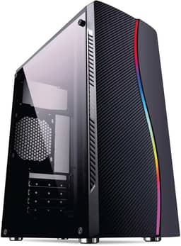 Skill Gaming PC Gamer Roda Tudo AMD A6 3.8GHZ Placa de vídeo Radeon R5 2GB HD 500GB 8GB, Preto, Média, 27345