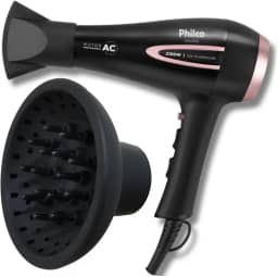 Secador de Cabelo Profissional PSA3250 2100W Íon Tourmaline com Difusor de Cachos - 220v