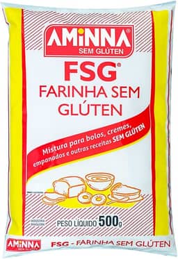Aminna Farinha Fsg® Sem Glúten Sem Lactose 500G