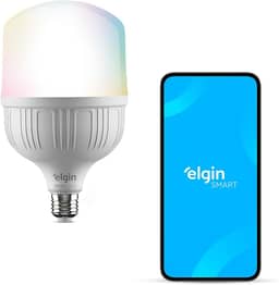 Lâmpada Inteligente Alta Potência 20W Elgin Color RGB Wifi Compatível com Alexa e Google Home