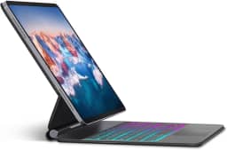 Capa com teclado sensível ao toque para iPad Air 11 polegadas (M2) 2024 e iPad Air 5ª/4ª 11 polegadas e iPad Pro 11 (4ª/3ª/2ª/1ª geração), retroiluminação de 7 cores com trackpad e suporte magnético