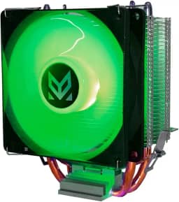 Cooler CPU Intel LGA X99 X79 Xeon LGA 2011 v3 LED RGB Gamer Ryzen Am4 Am3 120mm 775 115x 1200 1366 1700 (Verde)