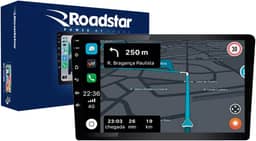 Central Multimídia Roadstar RS-915BR Prime Android Carplay 9 Polegadas