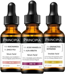 Principia Kit 3 Séruns Niacinamida + Mandélico + Retinóide