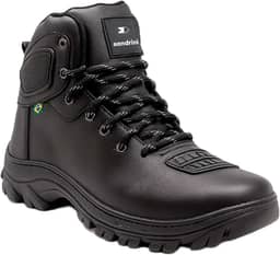 Bota Coturno Defender Sandrini Couro Motoboy Biqueira