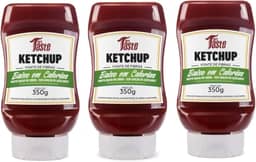 Kit com 3 Ketchup Mrs Taste Zero Calorias 350g