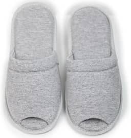 Chinelo Pantufa Feminina Aberta Em Malha Cotton Day