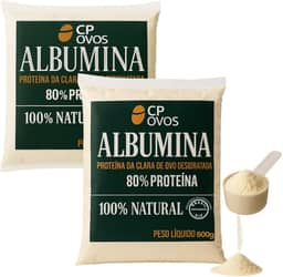 Albumina CP Ovos - 80% Proteína - Suplemento Natural 1kg