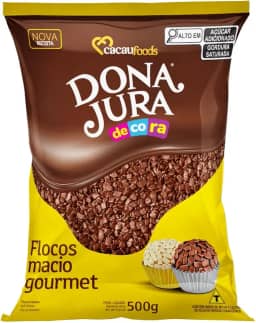 Flocos Chocolate Macio 500g - Cacau Foods