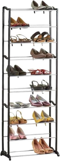 Sapateira e Organizador Multiuso Estante Organizadora Tênis Sapato Prateleira 10 Andares