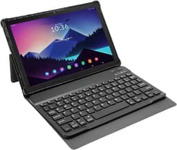 Tablet E1035 10.1" 256GB/ 8GB RAM Bateria 6000mAh, Android, Octa Core, Câmera 13MP Dual Chip com Capa e Teclado para Trabalho e Estudos (Azul)