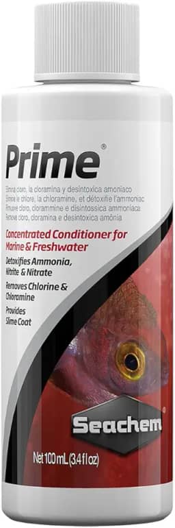 Seachem Anticloro E Condicionador Prime 100Ml Para Peixes