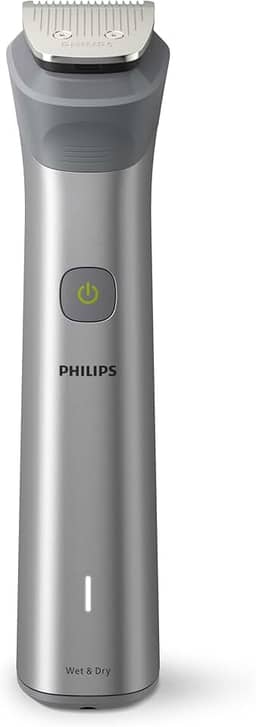 Aparador de Pelos Multigroom 12 em 1 Philips Series 5000 para Rosto, Corpo e Cabelos, Tecnologia BeardSense, À Prova d´água - Bivolt, Máquina de Barba MG5950/15