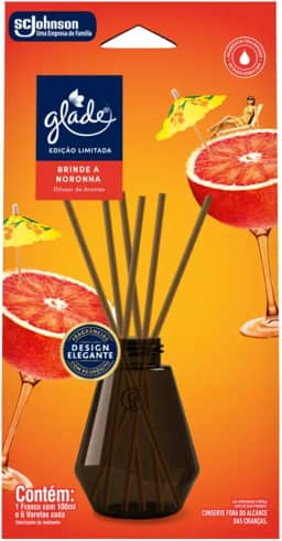 Glade Difusor de Ambiente, Noronha, 100ml e 6 Varetas