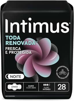 Absorvente Intimus Toda Renovada Noite - 28 unidades (Embalagem pode variar)