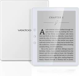 Veidoo Leitor de e-book de 5,8 polegadas, tela sensível ao toque HD, tecnologia Carta E-Ink, ROM de 32 GB (expansão de cartão TF para 64 G), WiFi, longa resistência, leitor eletrônico Android (branco)
