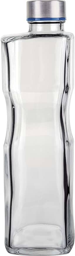 Euro Home - Garrafa de Vidro 1 litro H2O - VDR7269